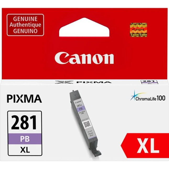 Original Canon CLI-281XL High Yield Photo Blue Ink Cartridge