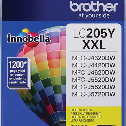 Brother LC205XXL Extra High Yield Yellow Ink Cartridge