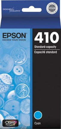 Epson 410 Claria Premium Standard-Yield Cyan Ink Cartridge