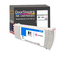DoorStepInk Brand For HP 81 680mL Light Magenta Remanufactured in the USA
