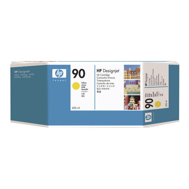 New HP 90 400-ml (C5065A) Yellow Ink Cartridge
