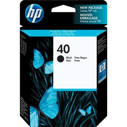 HP 51640A (HP 40) Black Pigment-Based Ink Cartridge